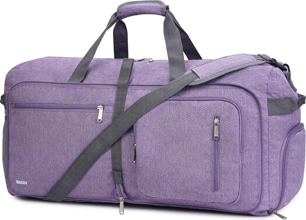Reisetasche, 60-100 Liter, wasserdichter Nylon, für Sport, Fitness und Reisen