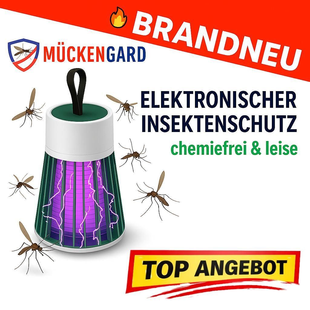 Mückengard™ Insektenvernichter – Leise, chemiefrei & Produktbild 
