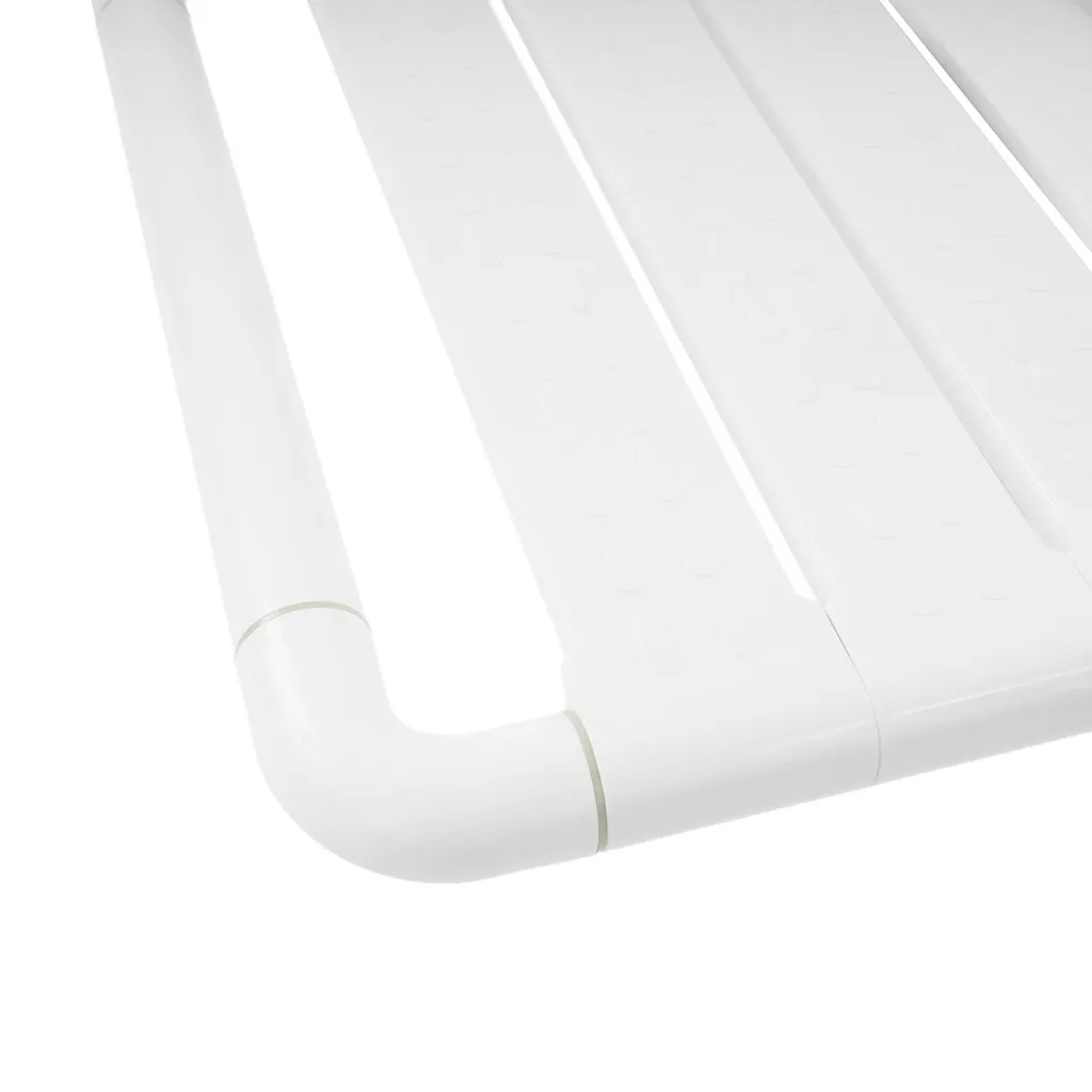 Siège de douche rabattable 150kg haute résistance Blanc ABS 34x37cm