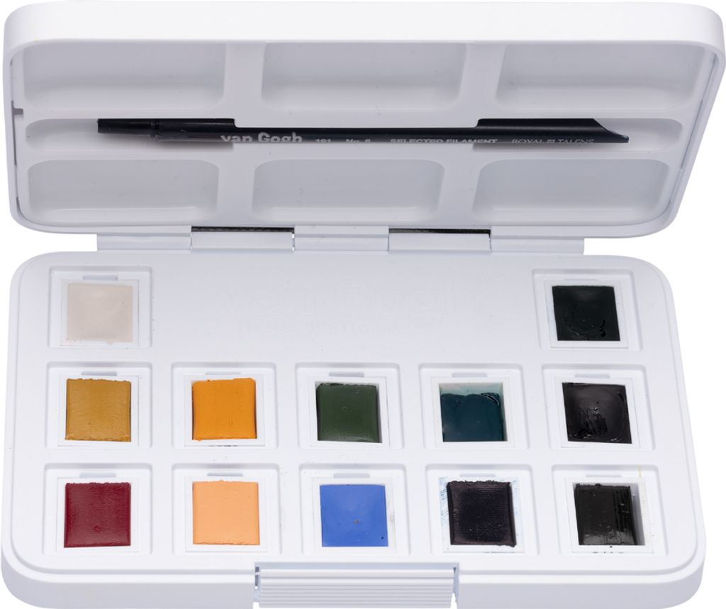 ROYAL TALENS Aquarellfarbe Van Gogh 12er Gedeckte Farben