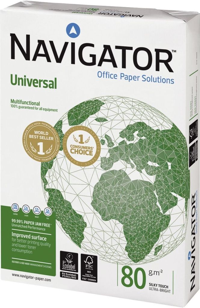 Navigator N80A3 Universal A3 80 g/qm blanc 500 feuilles Image du produit 