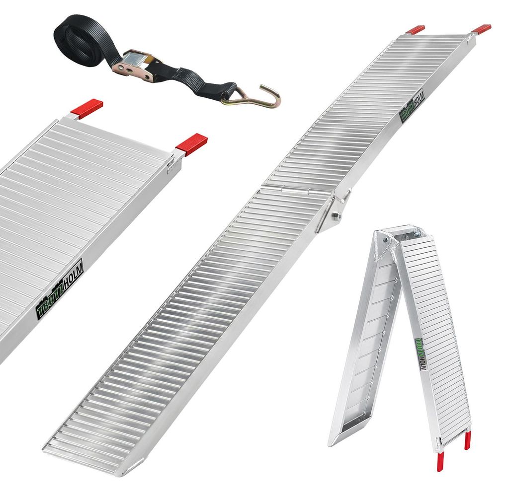 TRUTZHOLM 1x Auffahrrampe Alu klappbar 205 cm 340 kg Produktbild 