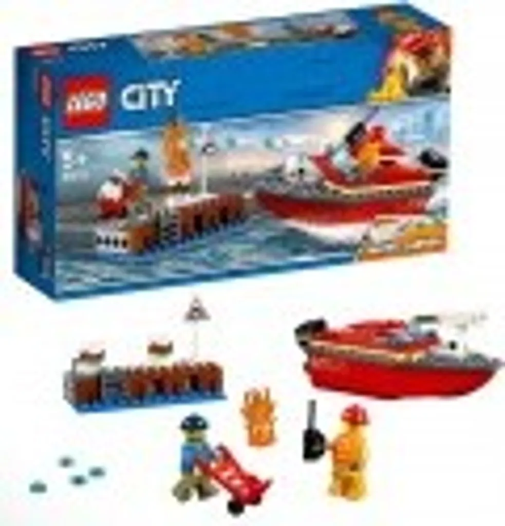 Jeu de Construction LEGO City 60213 pour Créer des Missions de Secours