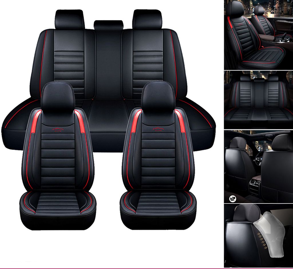 11tlg Elegant 5 Sitz Auto Sitzbezüge Schonbezüge Produktbild 