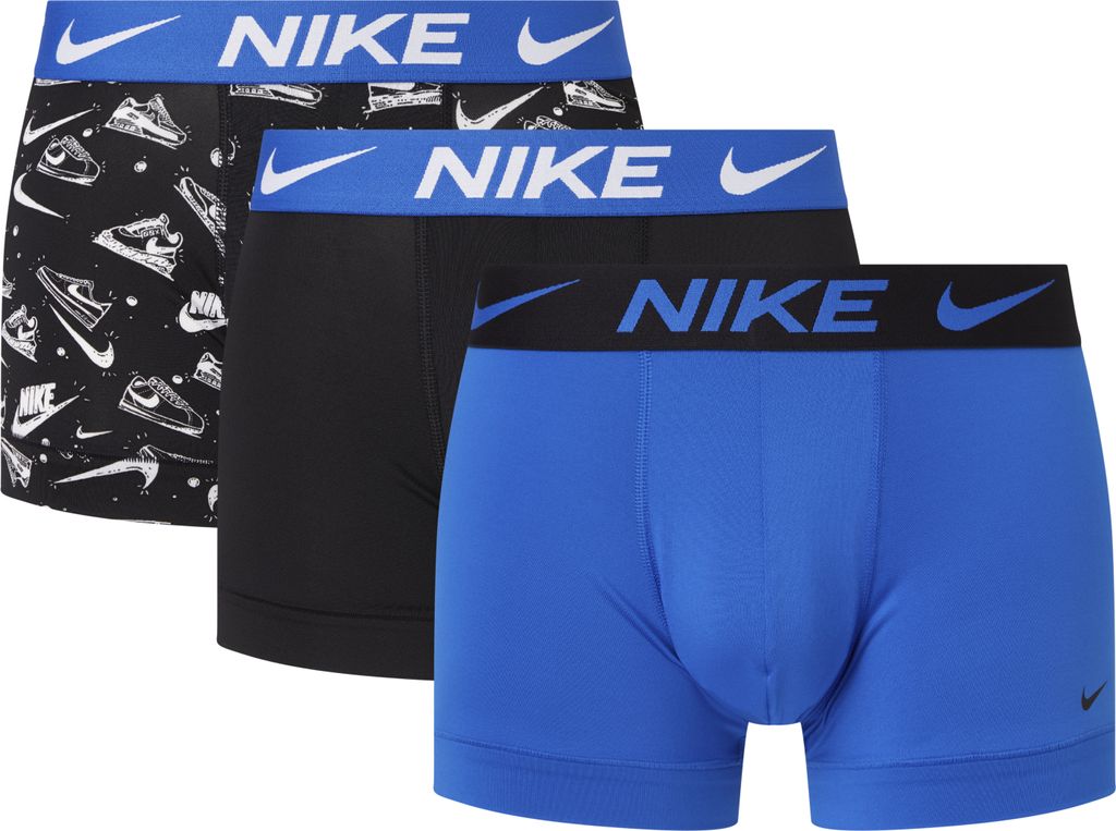 Nike Trunk Shorty Dri-Fit Essential Micro 3er Pack, schwarz, L, Herren