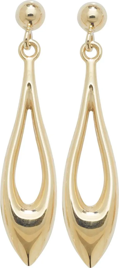 Boucles d'Oreilles Femme Or Jaune 375/1000 TRS265539KY Design 36x7mm