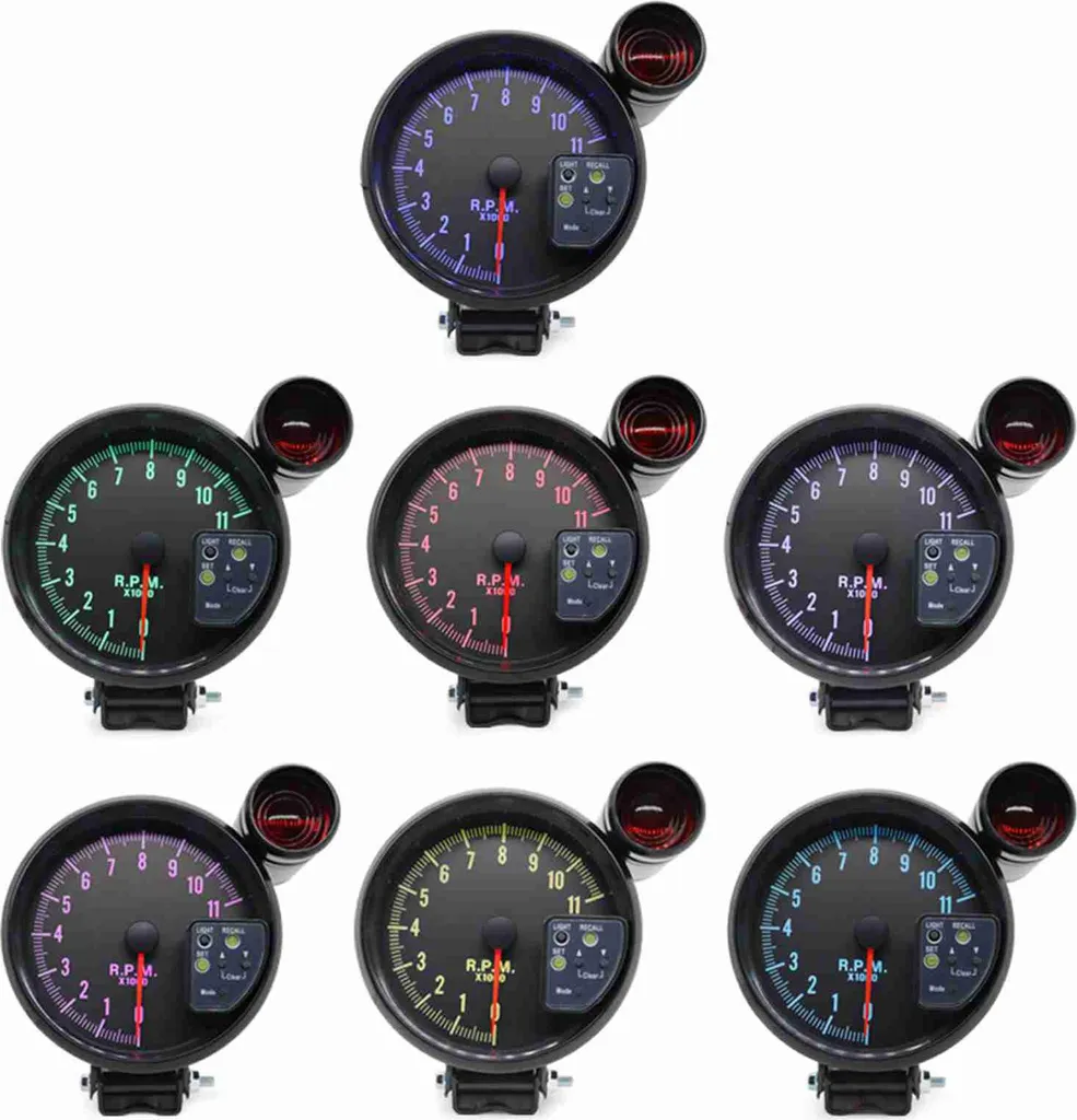 Compte-tours Sport pour Circuit avec Shift Light et Alerte Régime