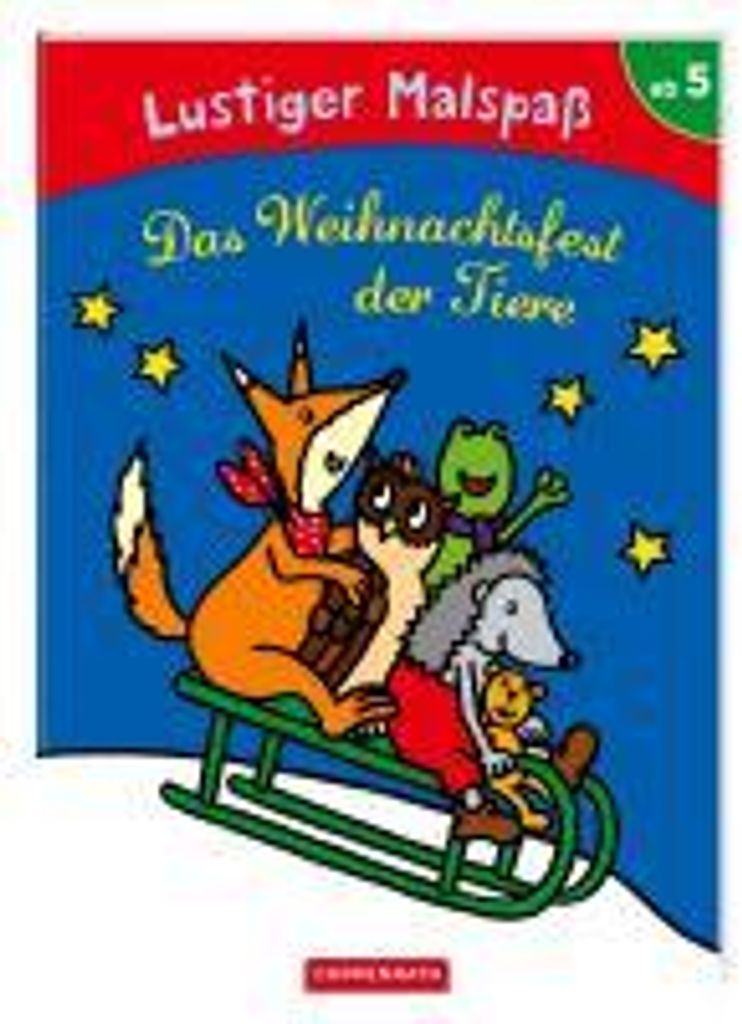Lustiger Malspaß: Das Weihnachtsfest der Tiere