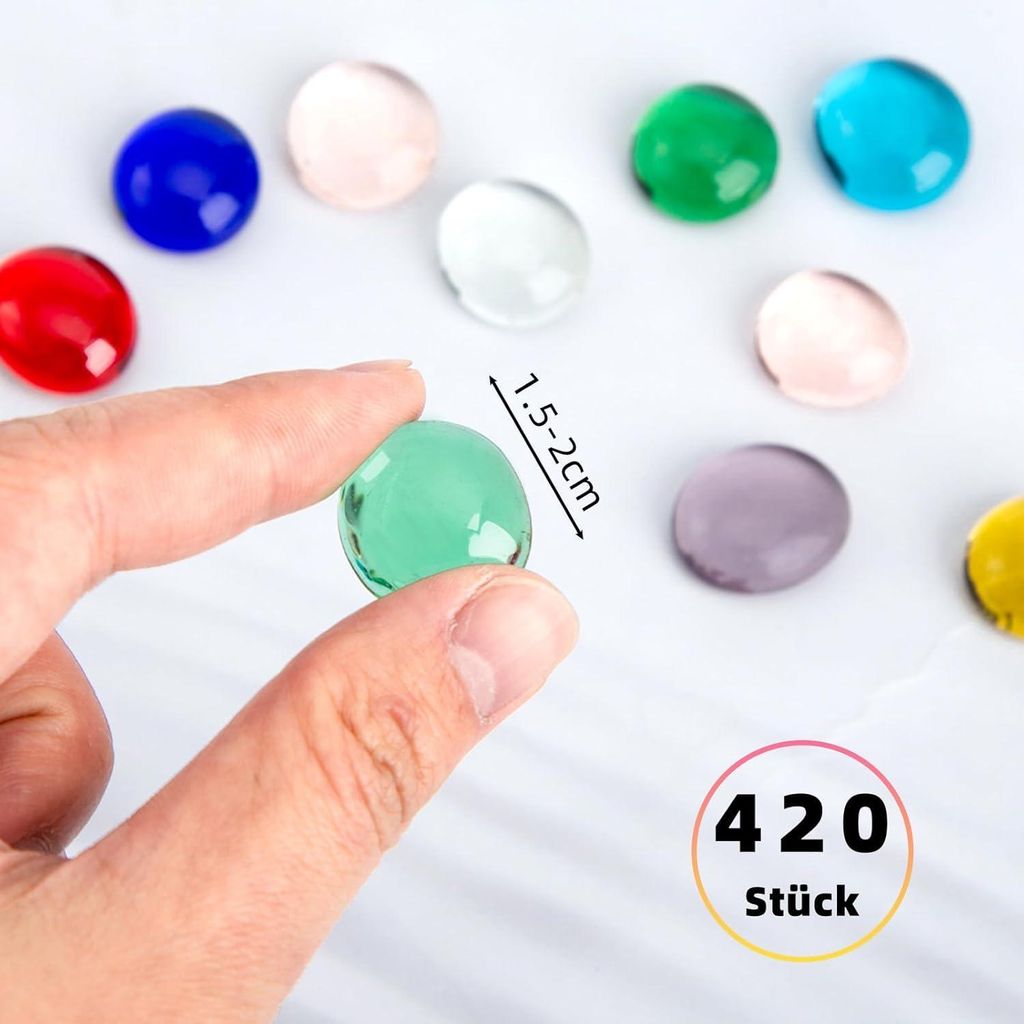 Glasgranulat Glassteine Klar Transparent 1000 G Streudeko - MADE IN GERMANY - Foto 7