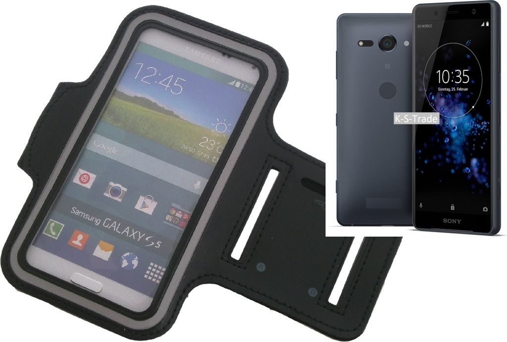 Kompatibel mit Sony Xperia XZ2 Compact Neopren Jogging Produktbild 