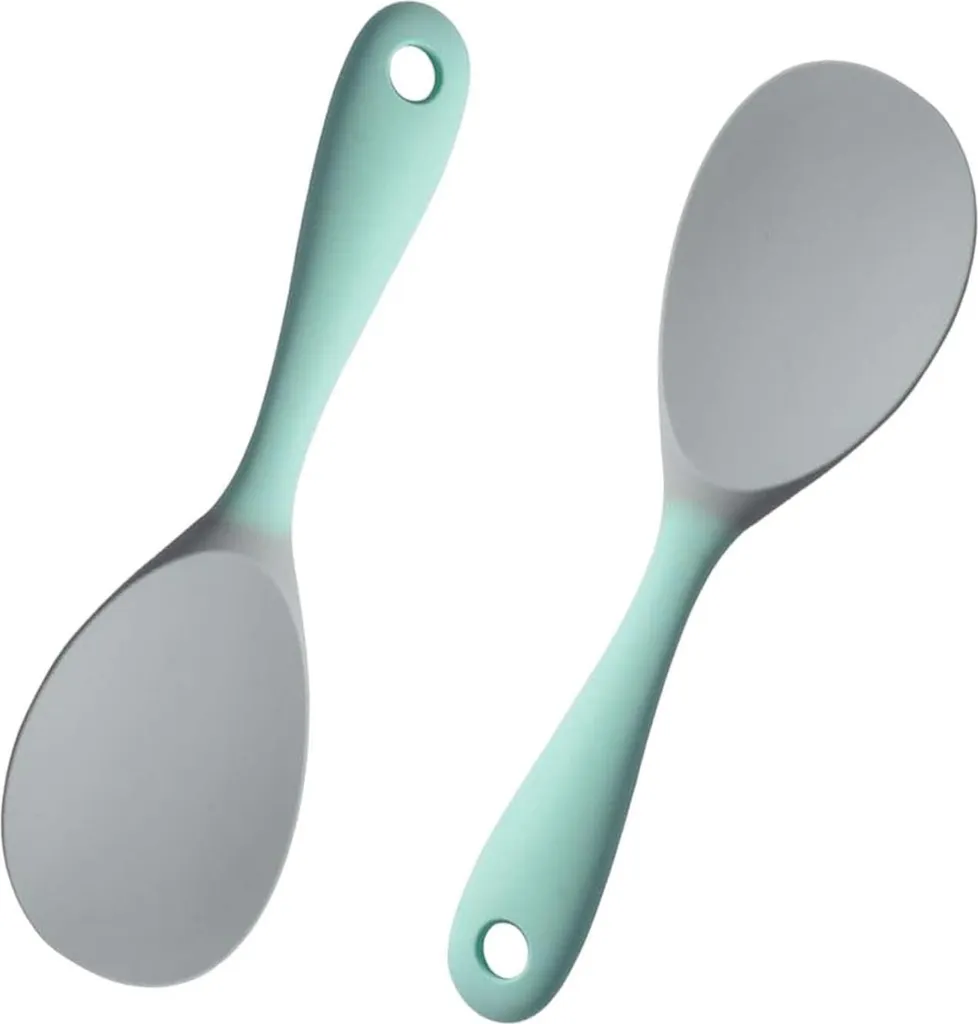Ustensile silicone pour cuiseur à riz et préparation purée maison