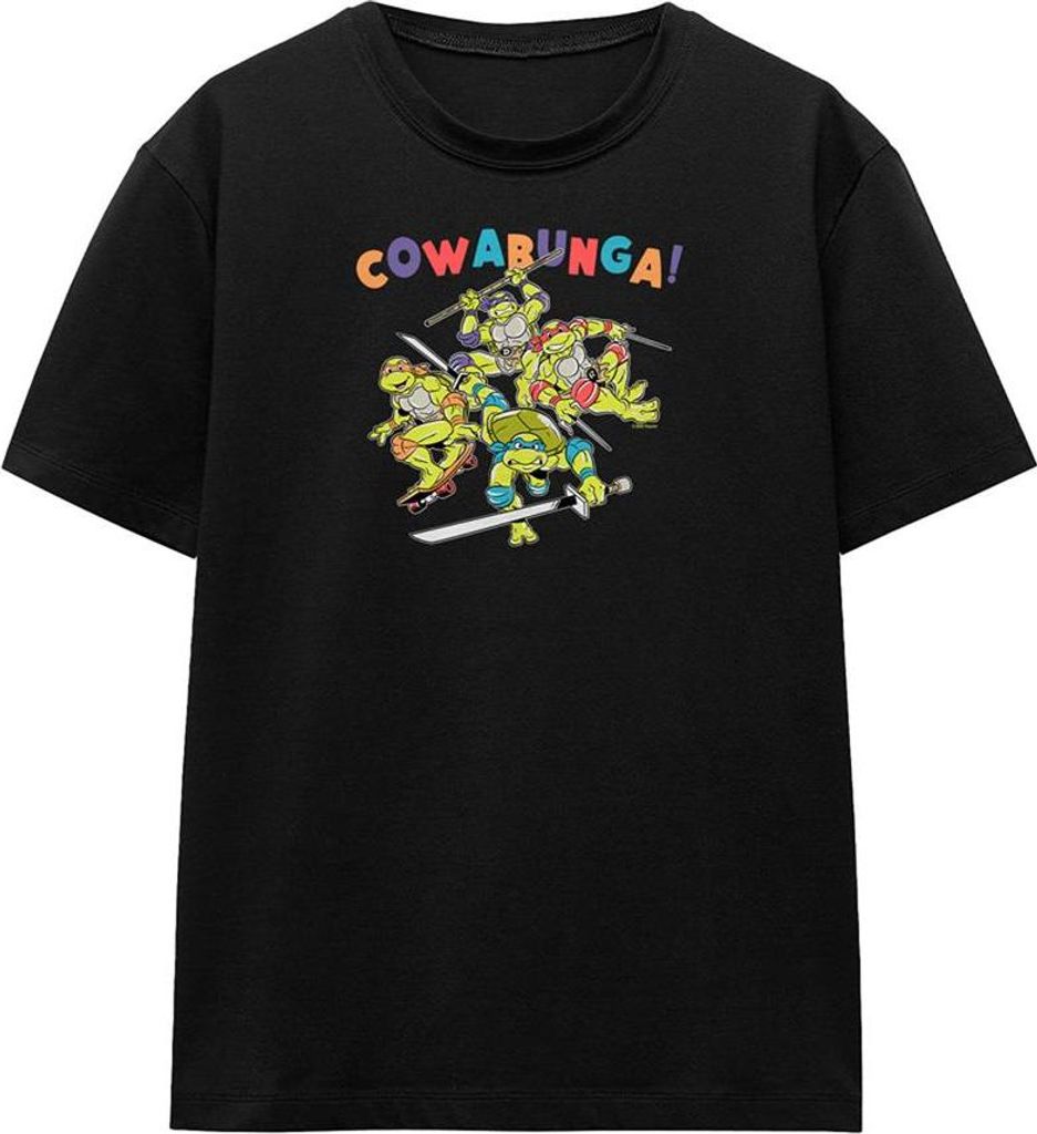 Teenage Mutant Ninja Turtles - "Cowabunga" T-Shirt für Damen TV27088 (XL) (Schwarz)