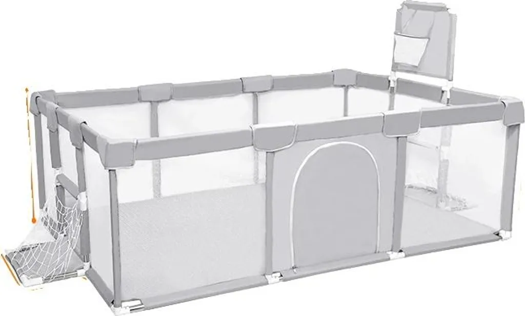 Piscine à balles et parc bébé modulable pour salon avec angles sécurisés