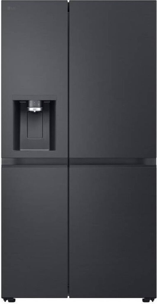 LG GSLE91EVAC Side-by-Side Kühlkombination Freistehend 628 l C Schwarz