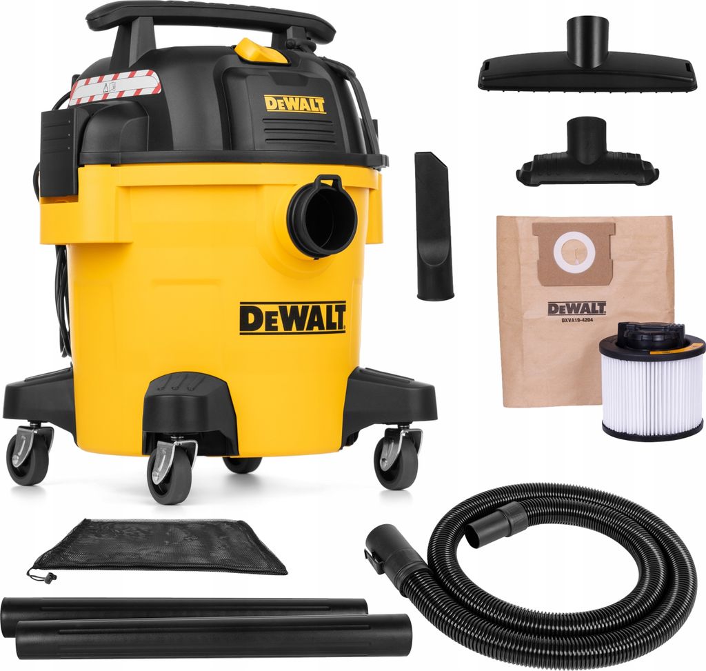 Dewalt Professional Trocken/Nass Industrie Staubsauger 20L
