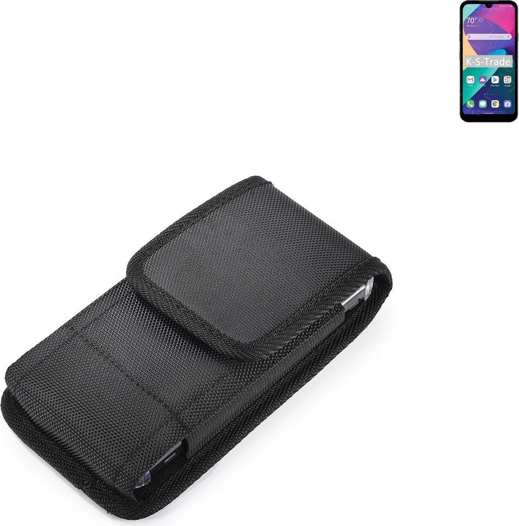 Holster Gürteltasche kompatibel mit LG Electronics Phoenix 5 Holster Gürtel Tasche wasserabweisend Handy Hülle Schutz Hülle Outdoor schwarz