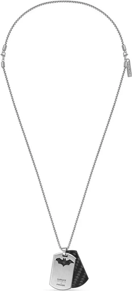 Collier Homme Police Argenté PEAGN0080701 - Acier Inoxydable Anti-Ternes