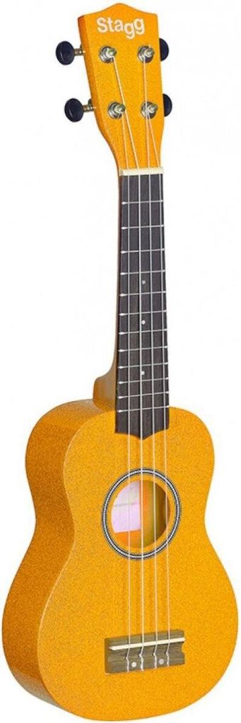 Stagg Sopranukulele US-LEMON Natodecke inkl. schwarzer Nylontasche