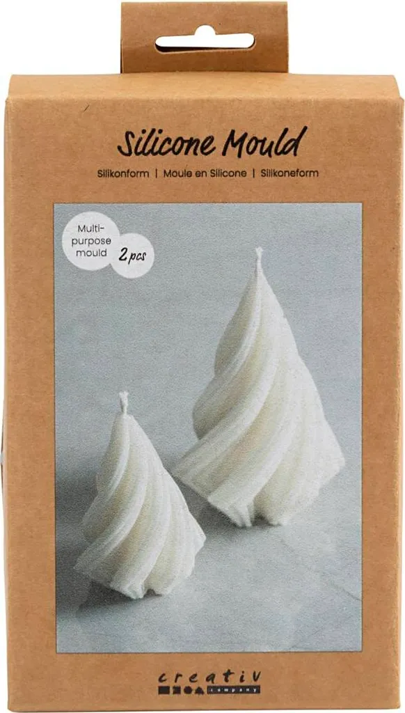 Moule silicone Sapin de Noël anti-adhésif pour démoulage facile 2pcs
