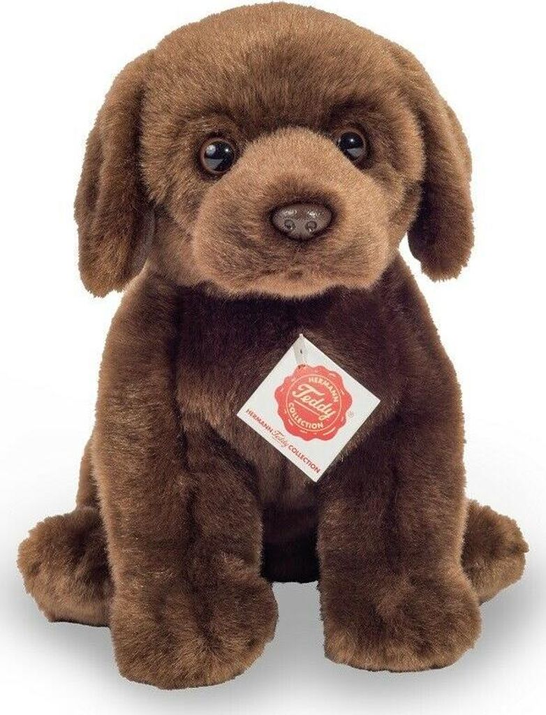 Teddy Hermann Labrador sitzend 25 cm dunkelbraun Produktbild 