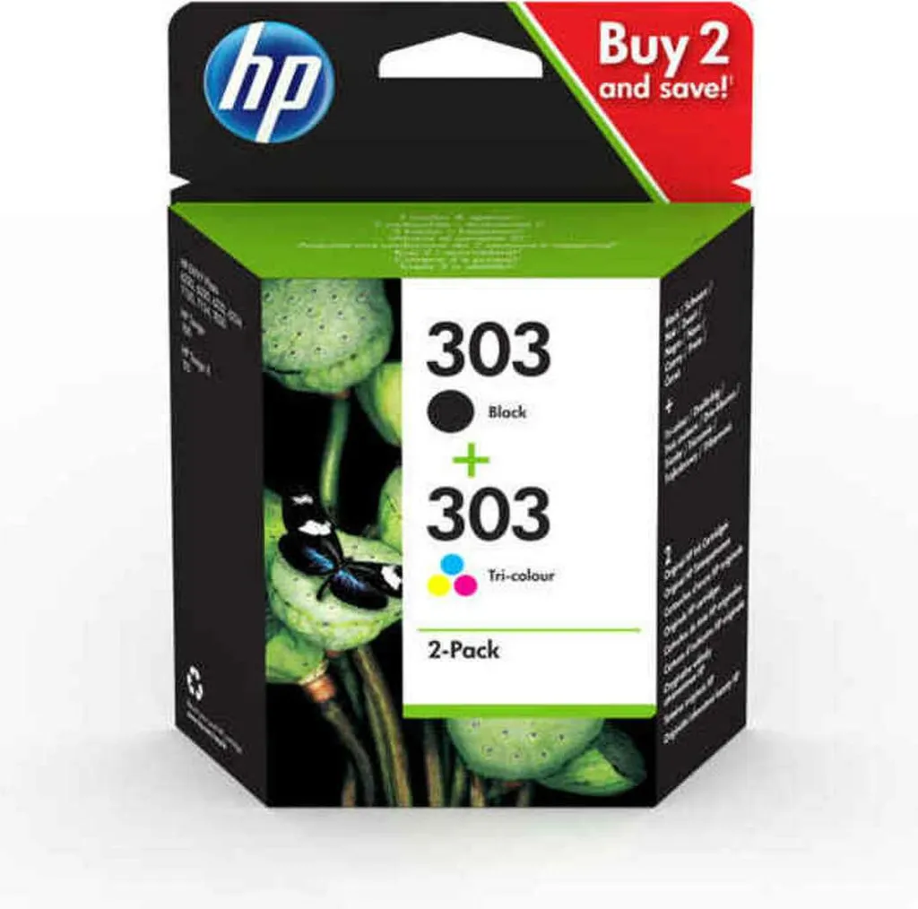 Multipack HP 303 (3YM92AE) Nero + Colore - Risparmia col Kit Originale