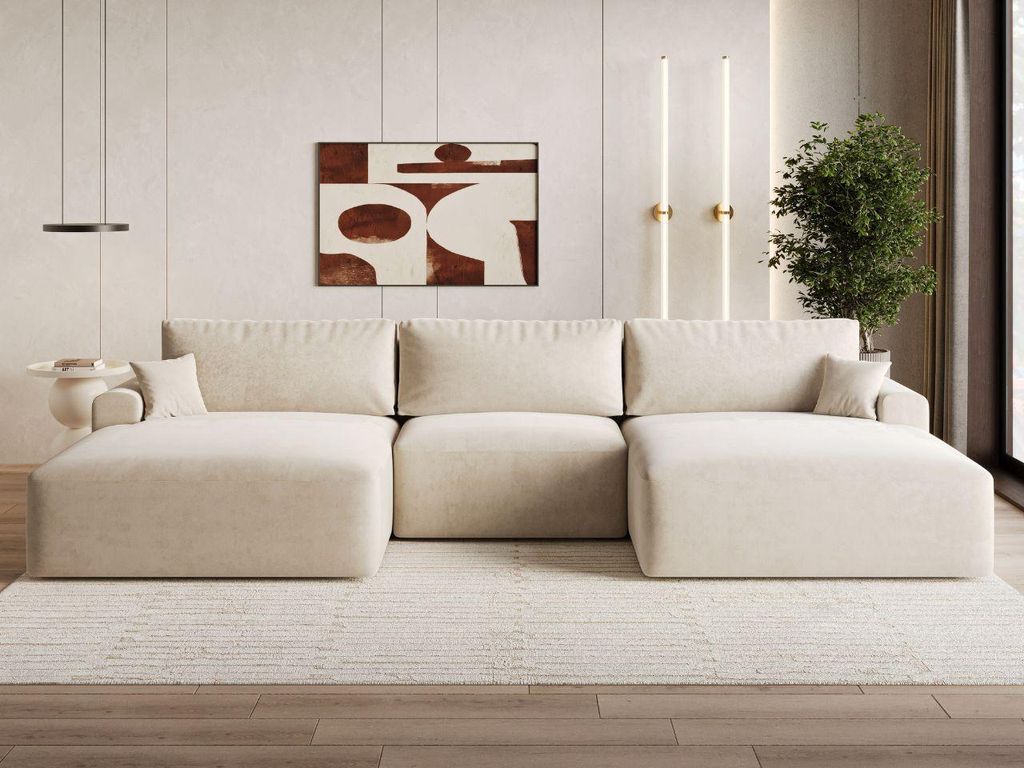 GrainGold Ecksofa U-Form Serene - Ecksofa mit Produktbild 
