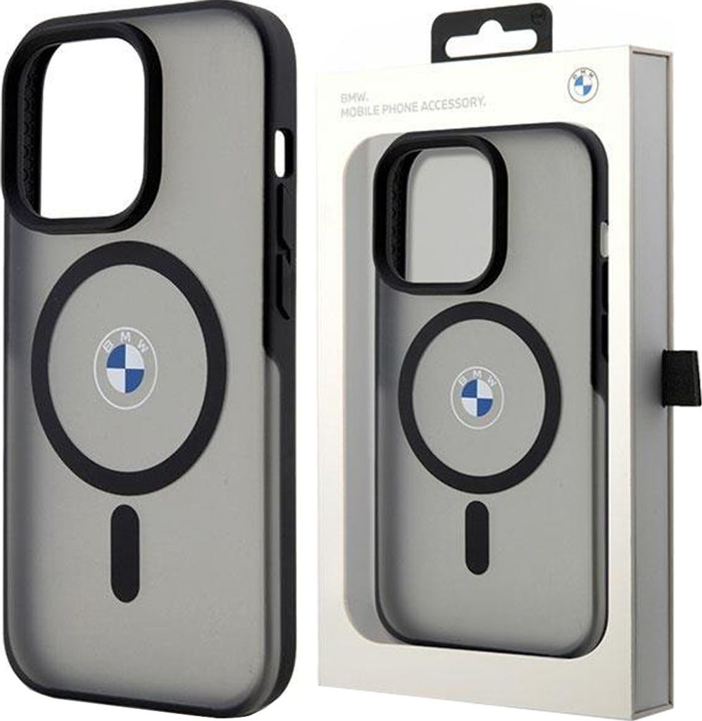 BMW Custodia Rigida Trasparente Per IPhone 14 Pro Max Con Anello Magnetico Argento – Licenza Ufficiale - 2