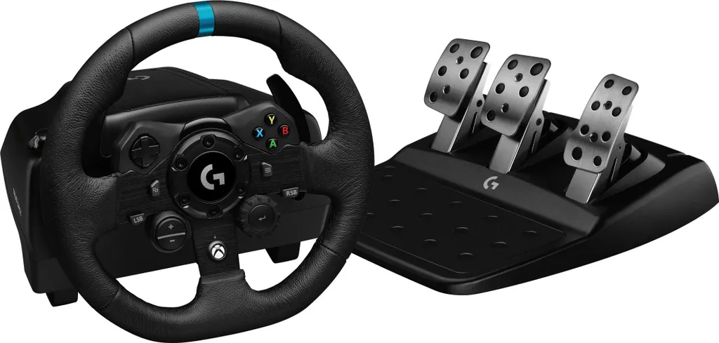 Volant de simulation Logitech G923 Trueforce avec pédalier progressif