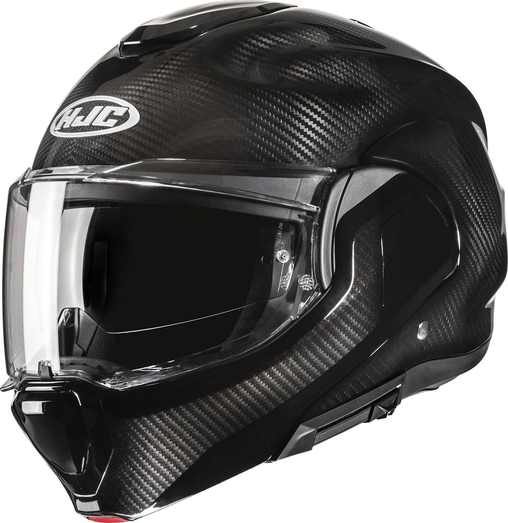 HJC F100 Carbon Schwarz Klapphelm XL Produktbild 