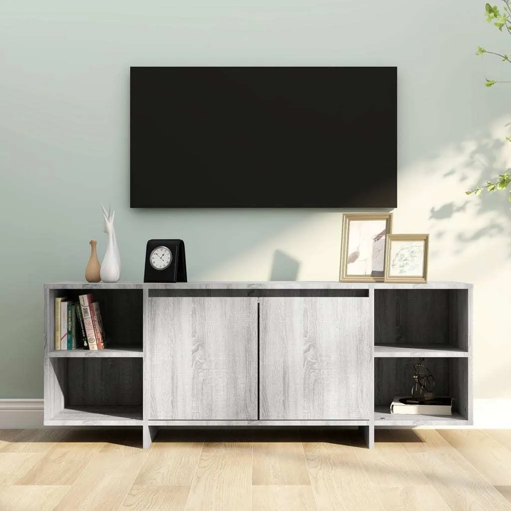 Porta TV Moderno Grigio Sonoma 130 cm | Design Maison Exclusive
