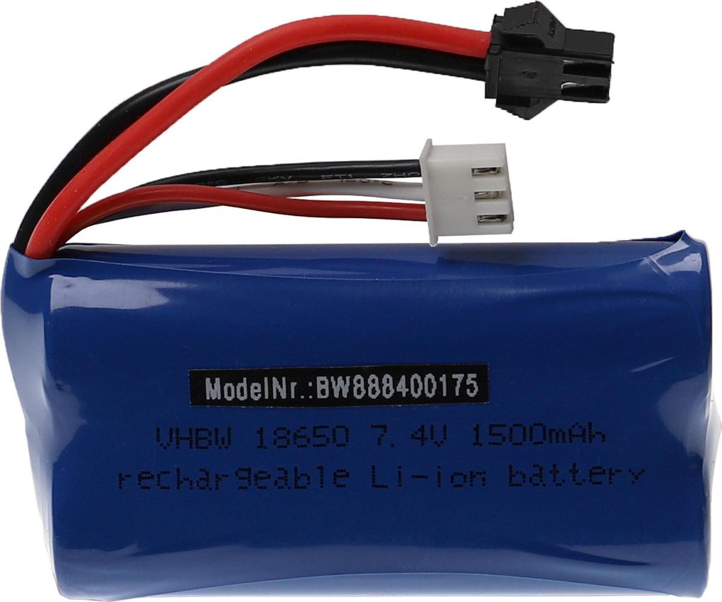 vhbw Akku kompatibel mit TKKJ H101 Modellbau (1500mAh, Produktbild 