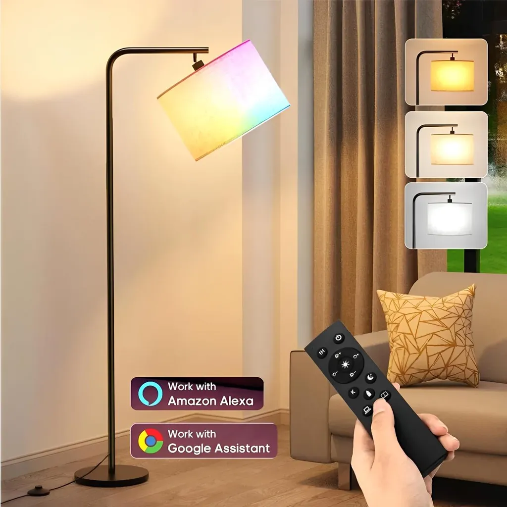 Lampe de Lecture pour Salon et Bureau avec Commande Vocale WiFi