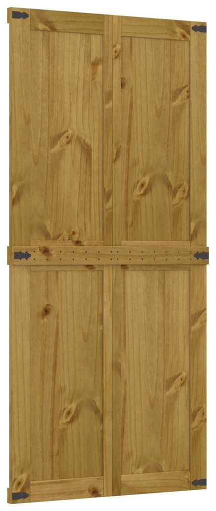 Porta del fienile  Marrone Miele 90 x 210 cm Immagine del prodotto 