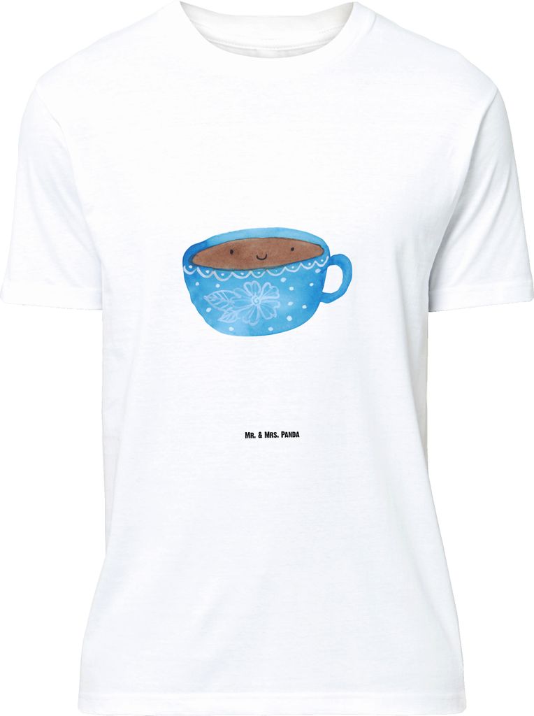 Mr. & Mrs. Panda Größe XL T-Shirt Kaffee Tasse - Weiß - Geschenk, Shirt, Liebe, Glücklich, mit Spruch, Geschmack, Lustige Sprüche, Tshirt, Genuss