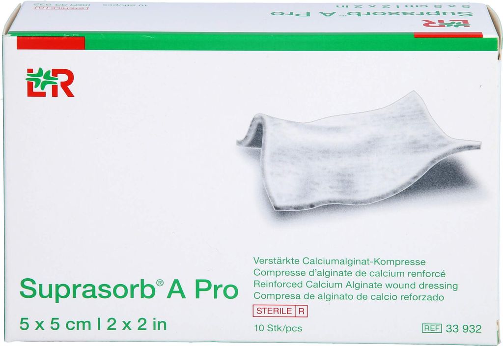Suprasorb A Pro Calcio Alginato Compr.5x5 cm 10 pz Immagine del prodotto 