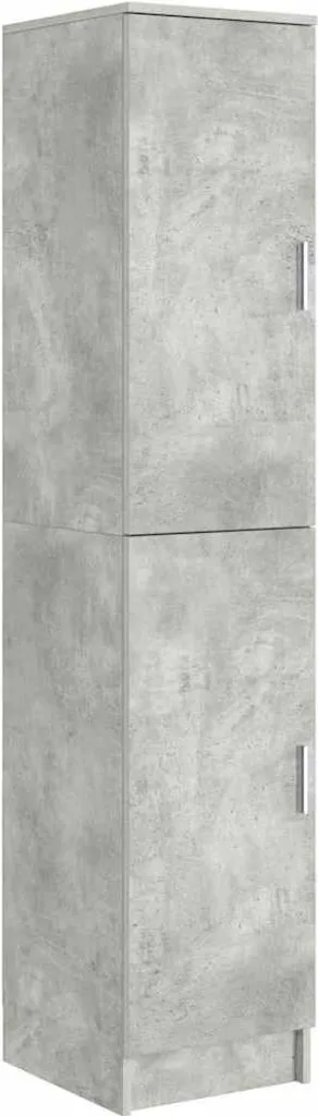 vidaXL Credenza Alta 35x39x168 cm Grigio Cemento | Mobile Fai-da-te