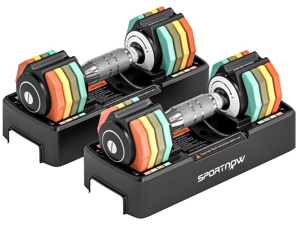 SPORTNOW Verstellbare Hantel Set, 1-5 kg Hanteln mit Produktbild 