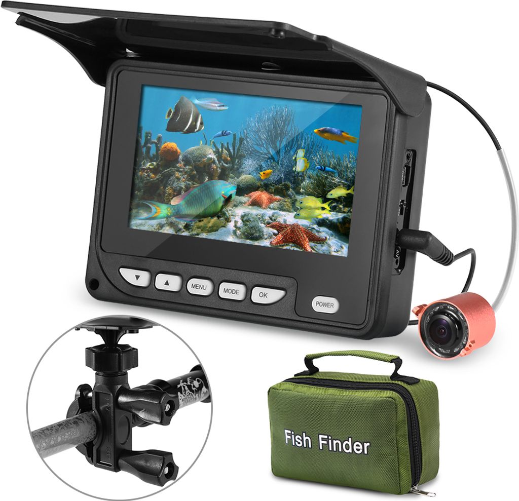 TMACTIME 1080P HD Fischfinder Echolot Angeln Mit 4. Produktbild-Vorschau 6