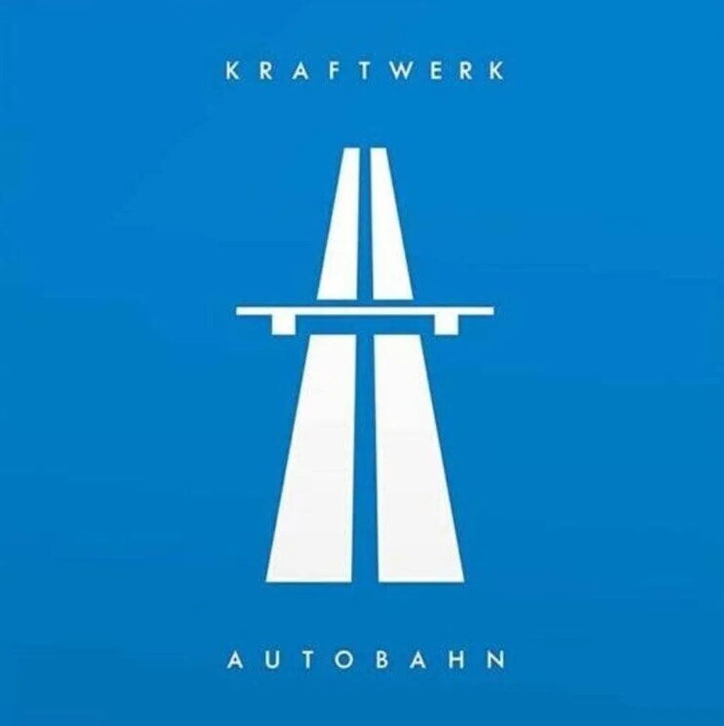 Kraftwerk Autobahn Vinyle Bleu LP - Édition Limitée Couleur Allemand