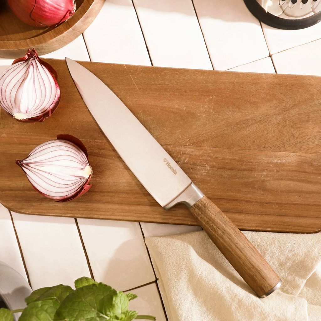 MOOKA Kochmesser mit Holzgriff HOMLA