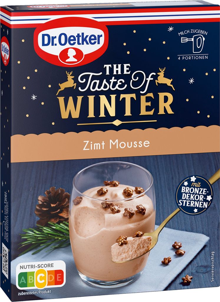 Dr. Oetker Winter Zimt Mousse festlich weihnachtliches Produktbild 
