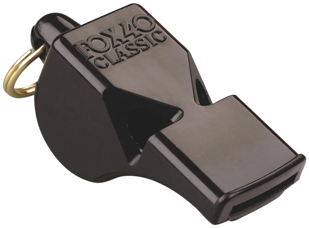 Sifflet Fox 40 Classique Noir pour Éducation Physique et EPS