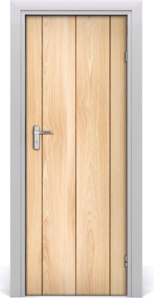 Tulup Türaufkleber 75x205 cm Dekorative Aufkleber Selbstklebend Wasserdichte Tapete Abnehmbar Schlafzimmer Wohnzimmer Wohnkultur - Holzuntergrund
