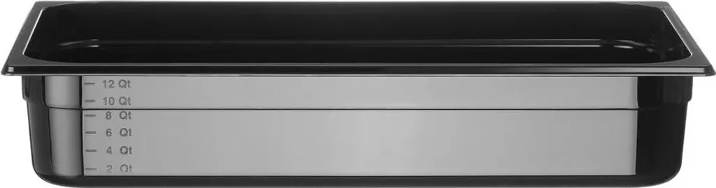 HENDI Contenitore gastronorm 1/1, Profi Line, GN 1/1, 14L, nero, 530x325x(H)100mm