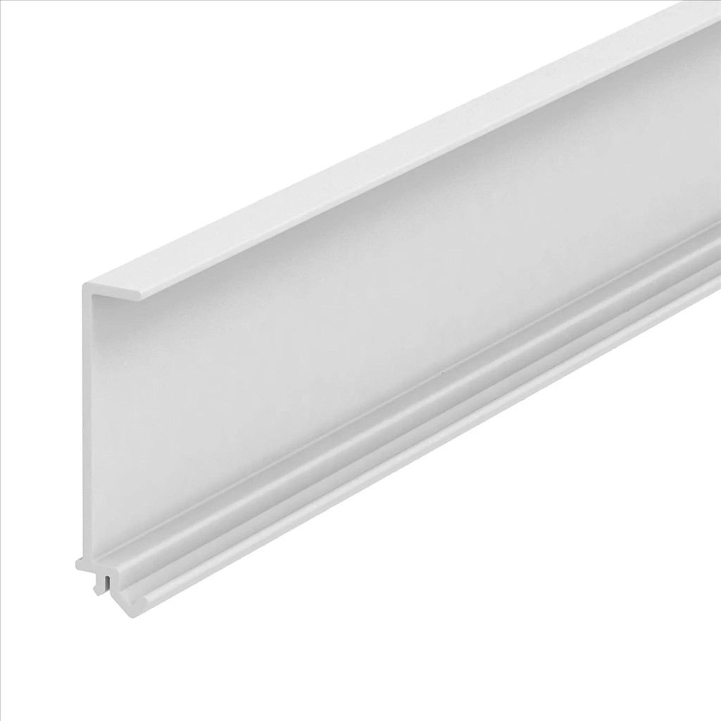 OBO Trennwand für GK, 70mm, Polyvinylchlorid, lichtgrau RAL 7035, Stange mit 2m, 1 Stk.
