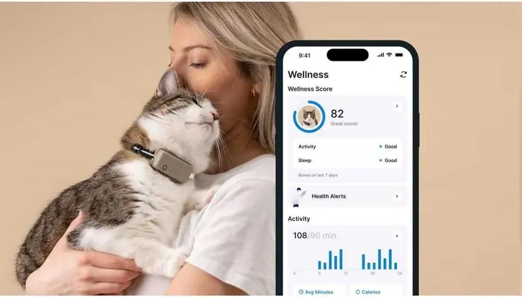 Tractive CAT Mini - GPS pour Chat avec Collier Rogz Marron et Santé - 4