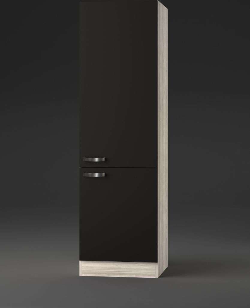 Küchen Hochschrank Faro H606-9 in anthrazit