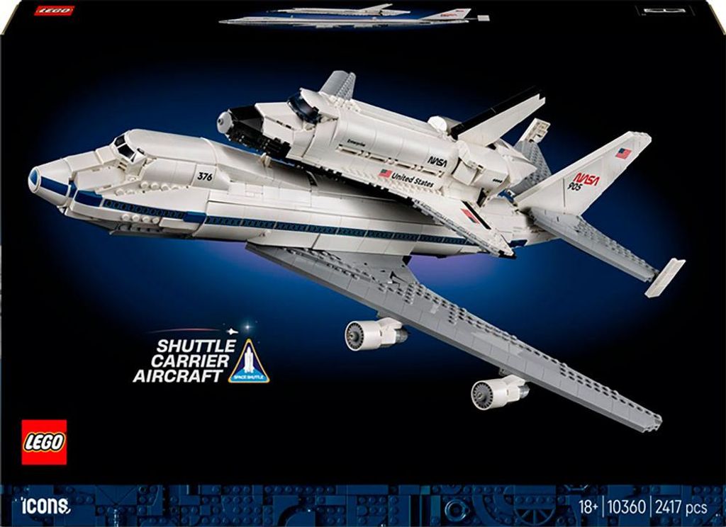 LEGO ICONS Spaceshuttle-Transport-Jumbo, Bausatz, 18 Produktbild 