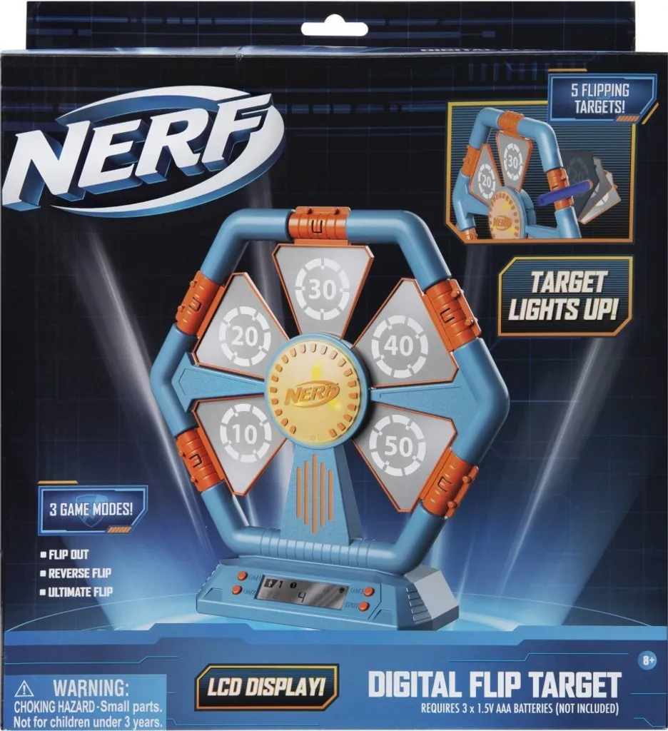 Cible électronique pour blaster NERF avec score automatique LCD
