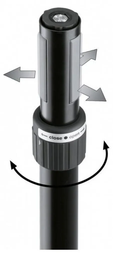 König & Meyer 21340-000-55 Barre de Distance Manivelle Ring Lock M20